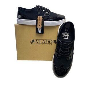 VLADO Footwear Hits II Low-Top Lace-Up Shoes Men 8.5 Black/White VL-600-2-201New